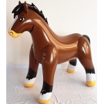 Horse dark brown shiny_4